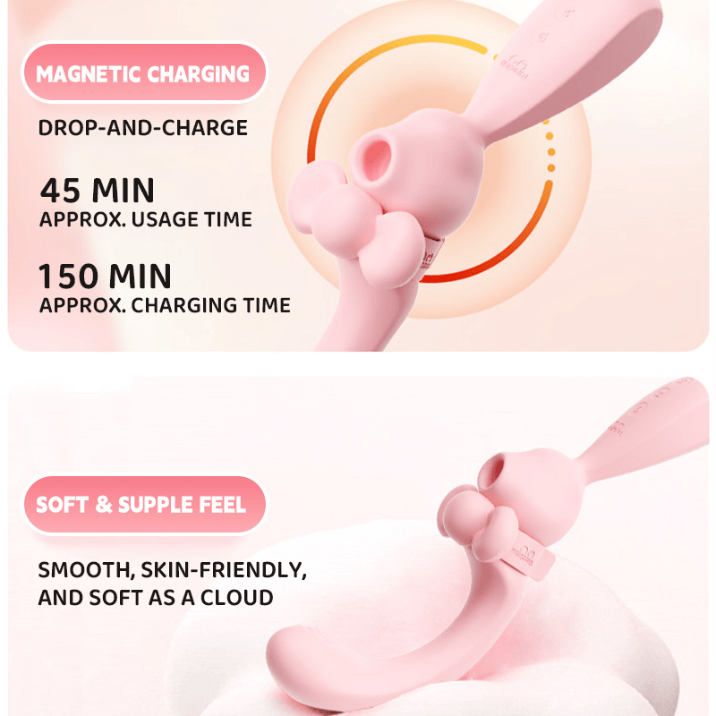 Wanwan Bunny Sucking & Flapping G-spot Rabbit Vibrator