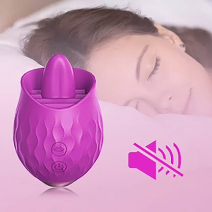 Lurevibe - Rose Toy Vibrator For Wome Clitoral Tongue Licking Vibrator