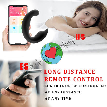 Prostate Massager App Remote Control Vestibular Artifact Strong Shock