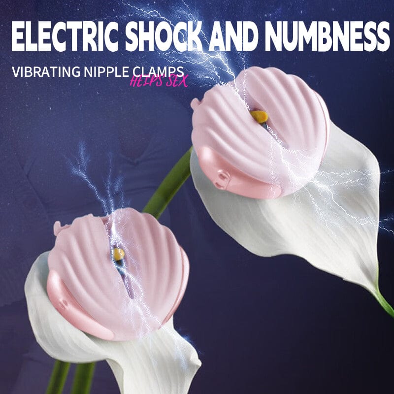 Roomfun Shell SM Electric Shock Nipple Clamp Vibration Massager Remote Control
