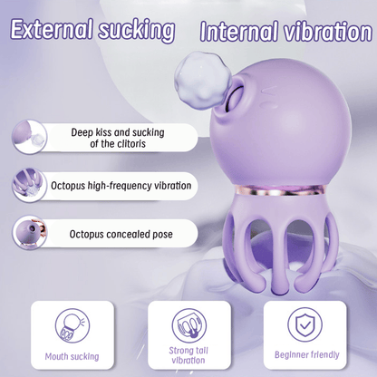 Octopus Baby 2-in-1 Suction & Vibrating Clitoral Stimulator