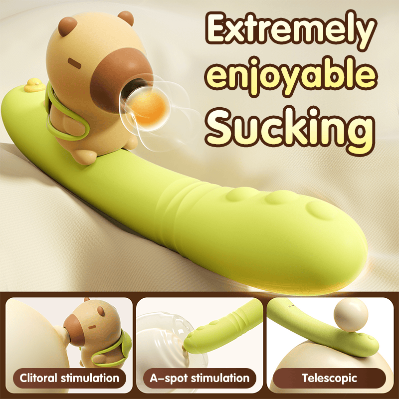 Spring Pipi Separable Vibrating Rod Insertable Telescopic Suction Vibrator