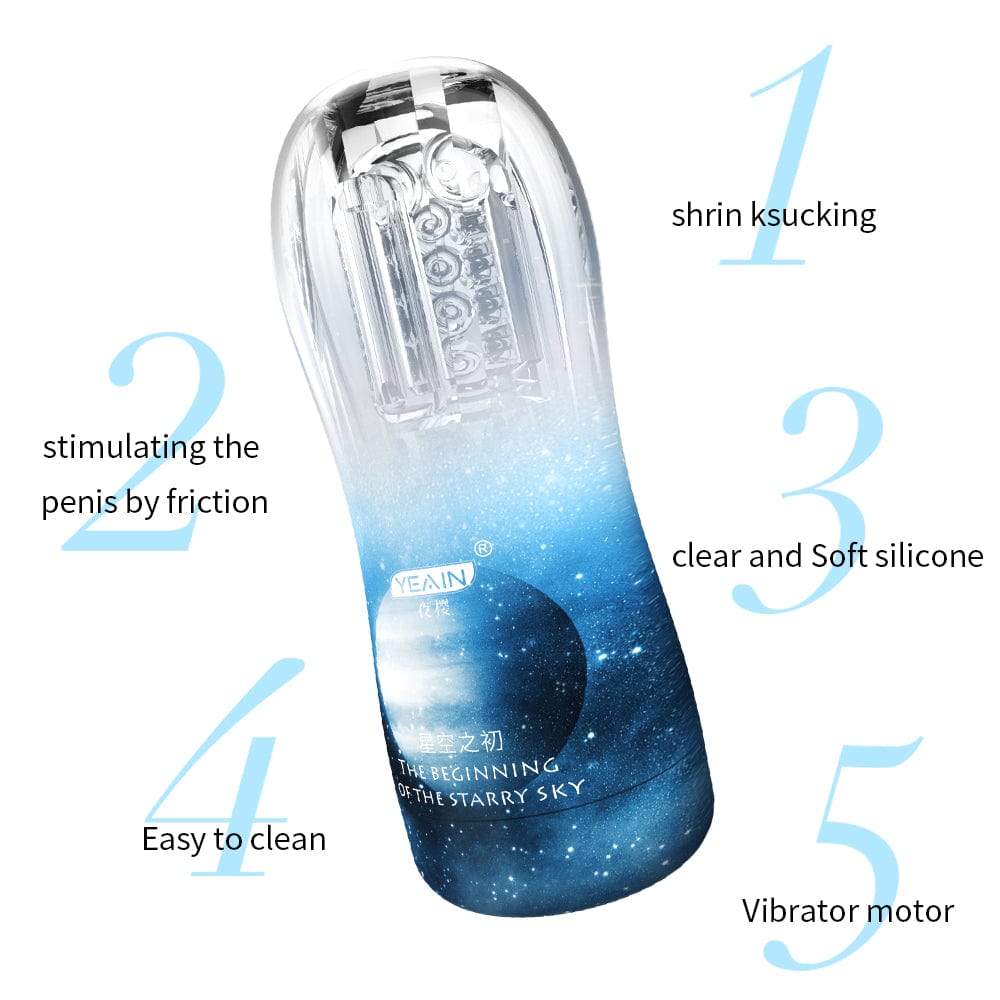 Lurevibe - Ransparent Sucking Vibrating Airplane Cup Automatic Male Trainer