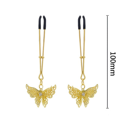 Butterfly Nipple Ring Bell Clamps