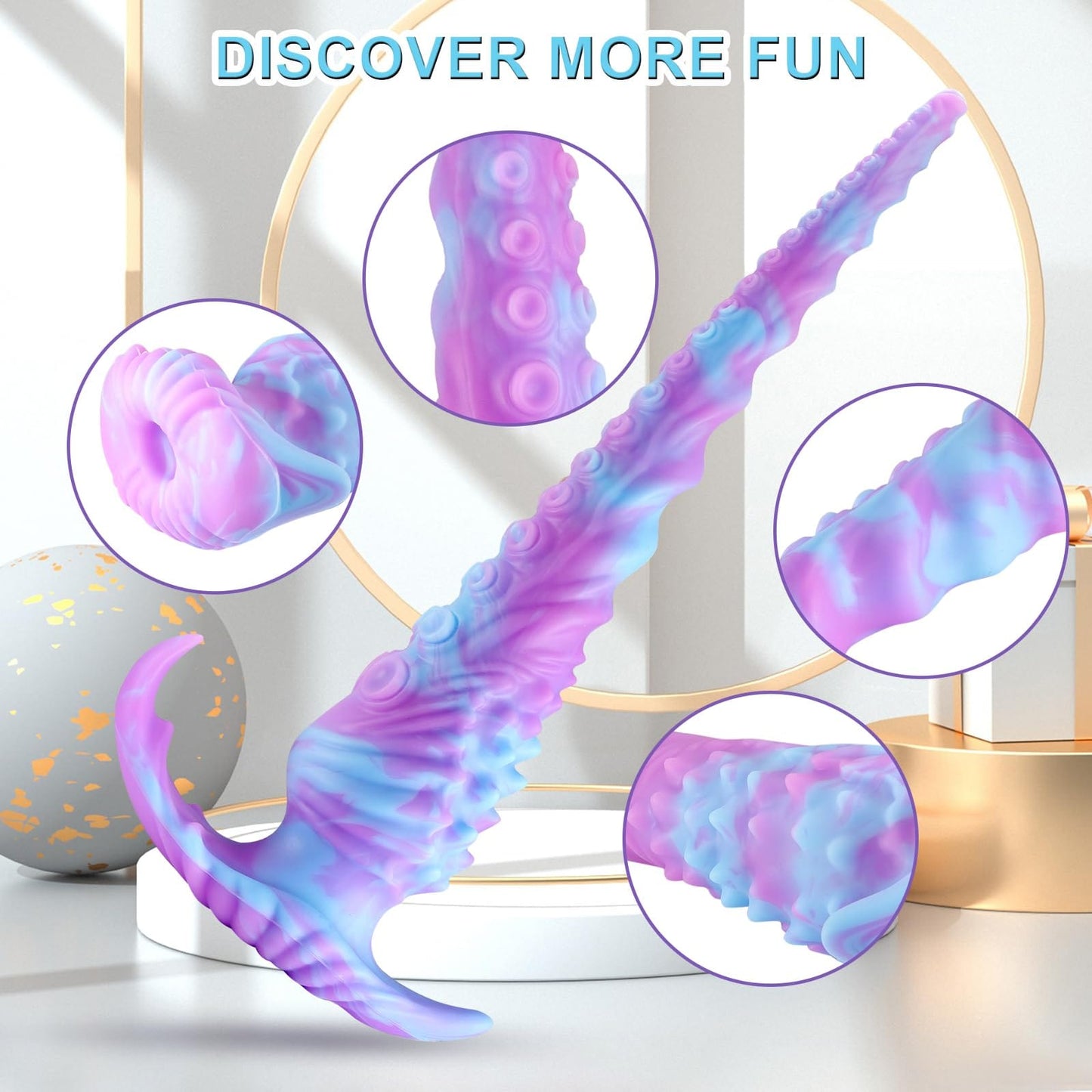 13.5‘’ Long Dildo Huge Anal Plug Monster Fantasy Knot Dildos