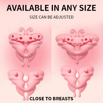 Butterfly Invisible Wearable Nipple Clamp Vibrator