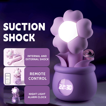 ZEMALIA Youqianhua Flower Suction Vibrator with Smart Clock Base