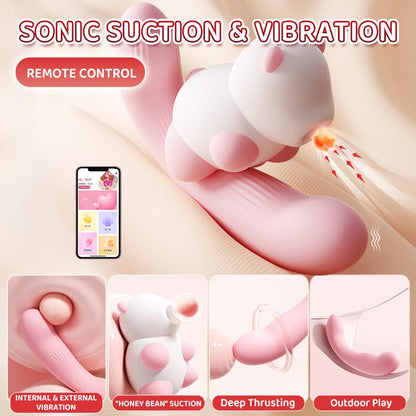 Lazy Panda Clitoral Suction & G-spot Vibrator