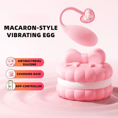 Pink Macaron 10 Modes Egg Vibrator