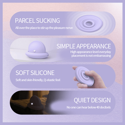 The Little Moon Compact Clitoral Suction & Vibrator