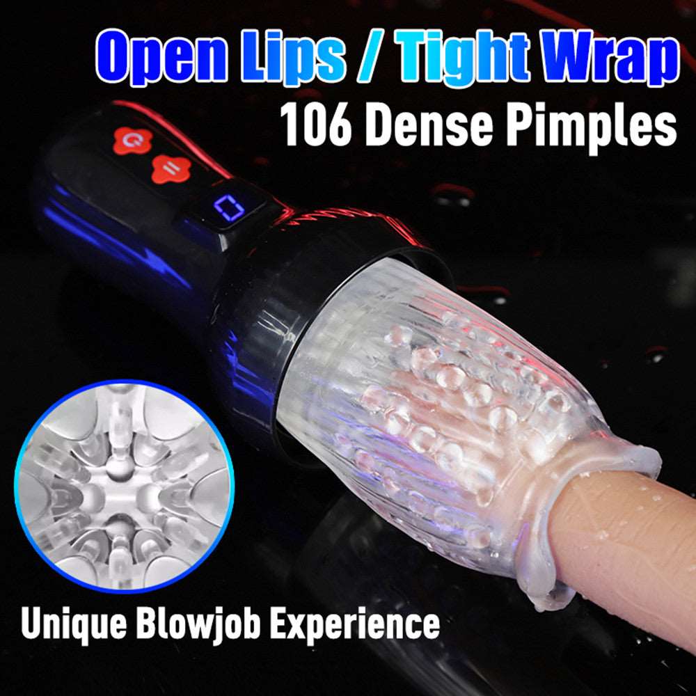 Lurevibe - Gawk Gawk 6000 4.0 Version Torch 9 *9 Thrusting Rotating Penis Stroker
