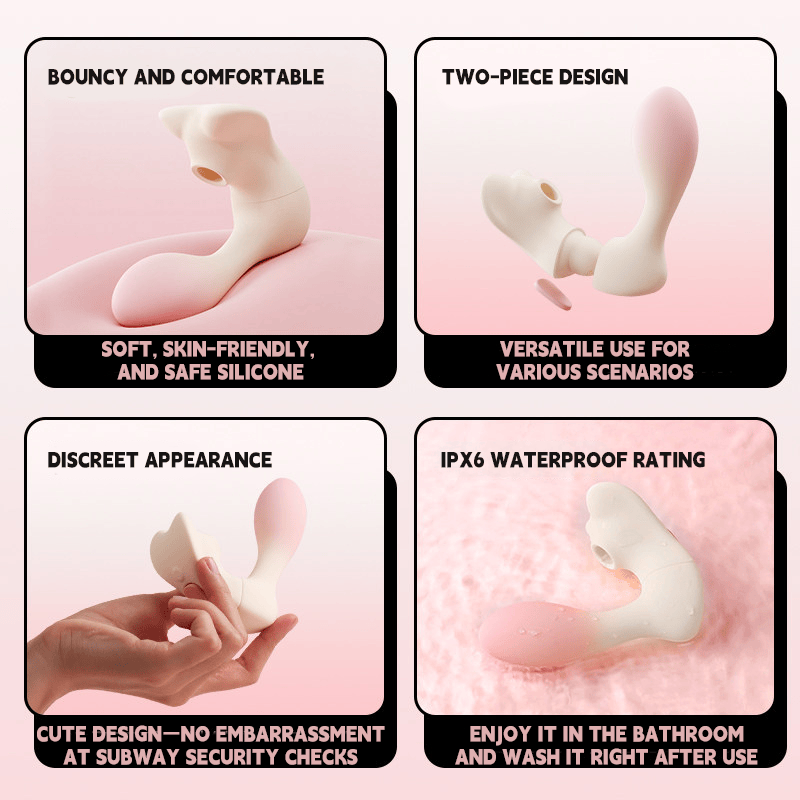 XiangYao Kitty Wearable Suction & Vibrating Toy