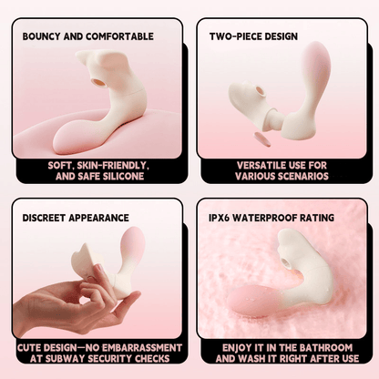 XiangYao Kitty Wearable Suction & Vibrating Toy