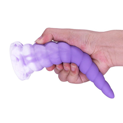 7.68‘’ Gradual Pyramid Silicone Dildo Anal Toy