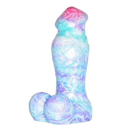 7.48‘’ Colorful Soft Mushroom Head Silicone Artificial Dildo