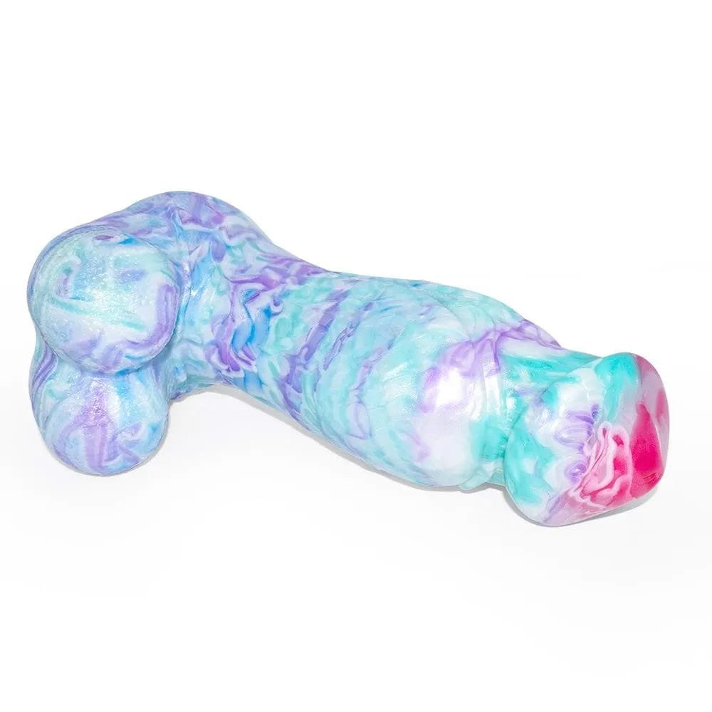 7.48‘’ Colorful Soft Mushroom Head Silicone Artificial Dildo