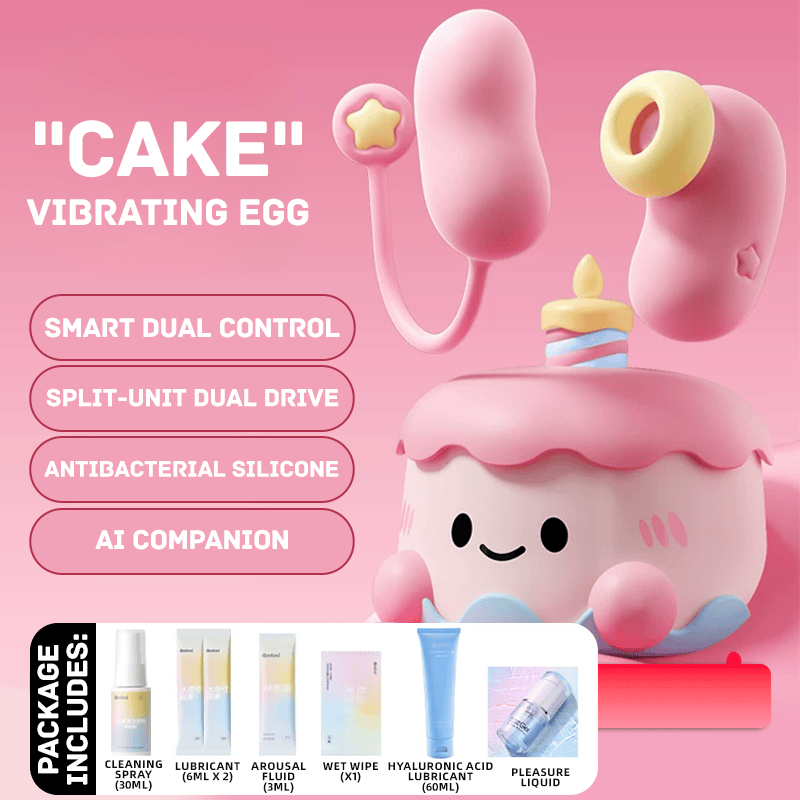 Sweetheart Cake Party App Remote Control Love Egg Suction Vibrator Set