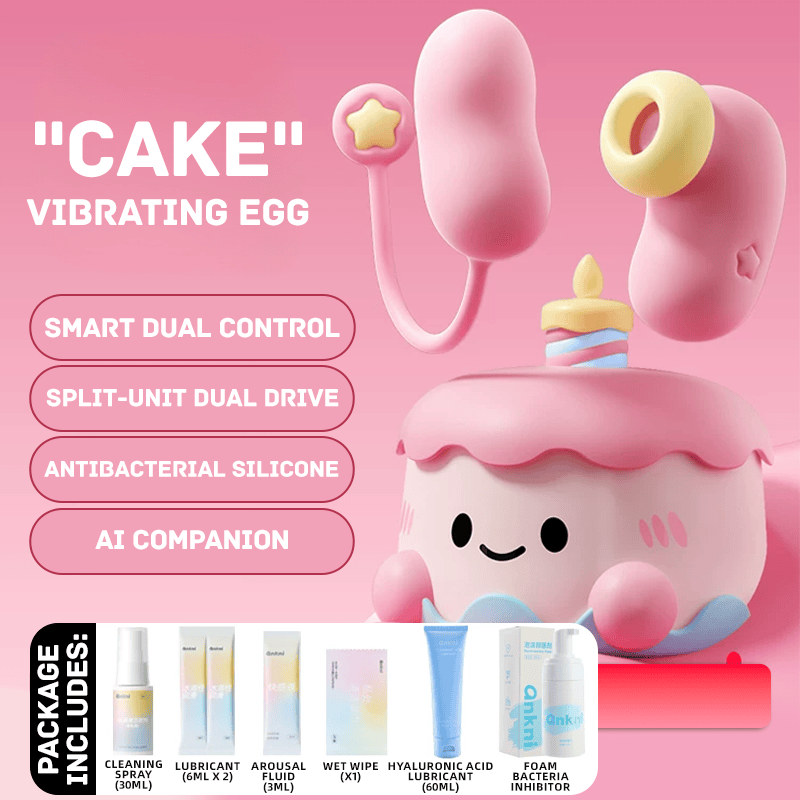 Sweetheart Cake Party App Remote Control Love Egg Suction Vibrator Set